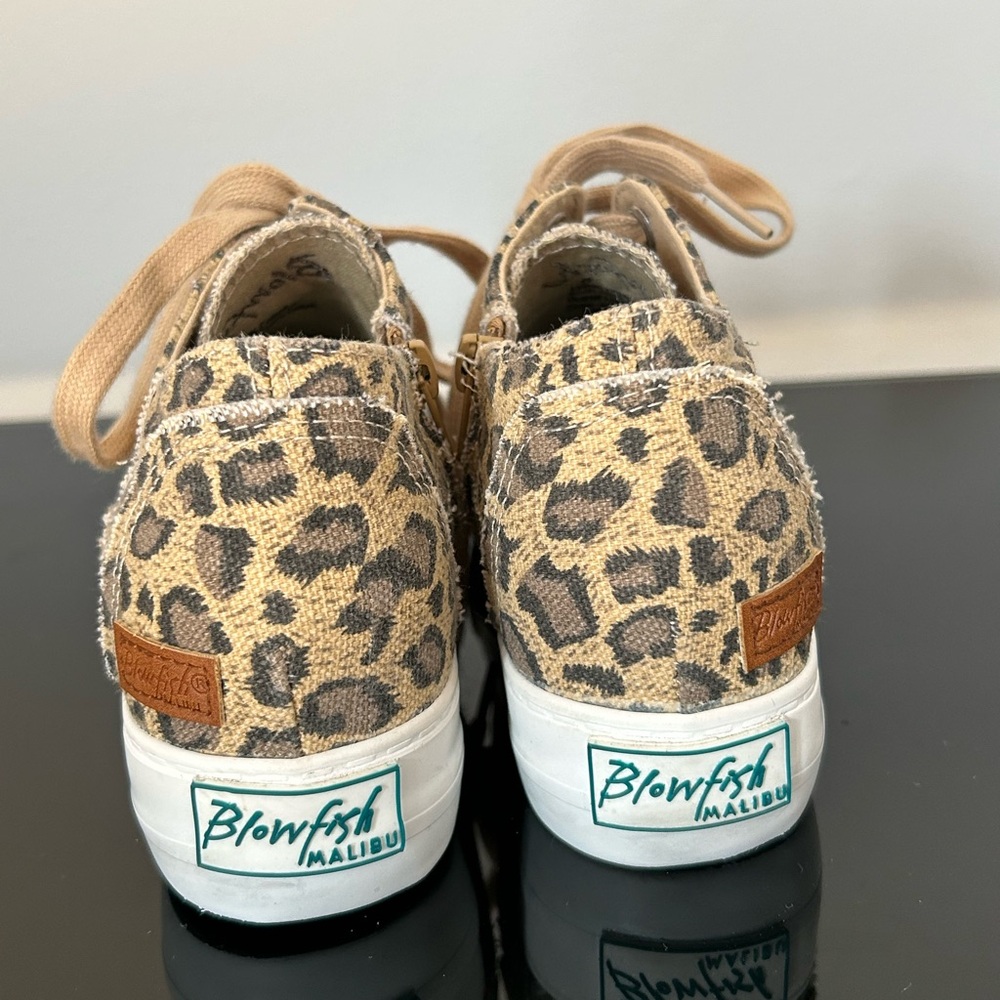 Blowfish Tan Leopard Women’s Sneakers - Picture 7 of 8